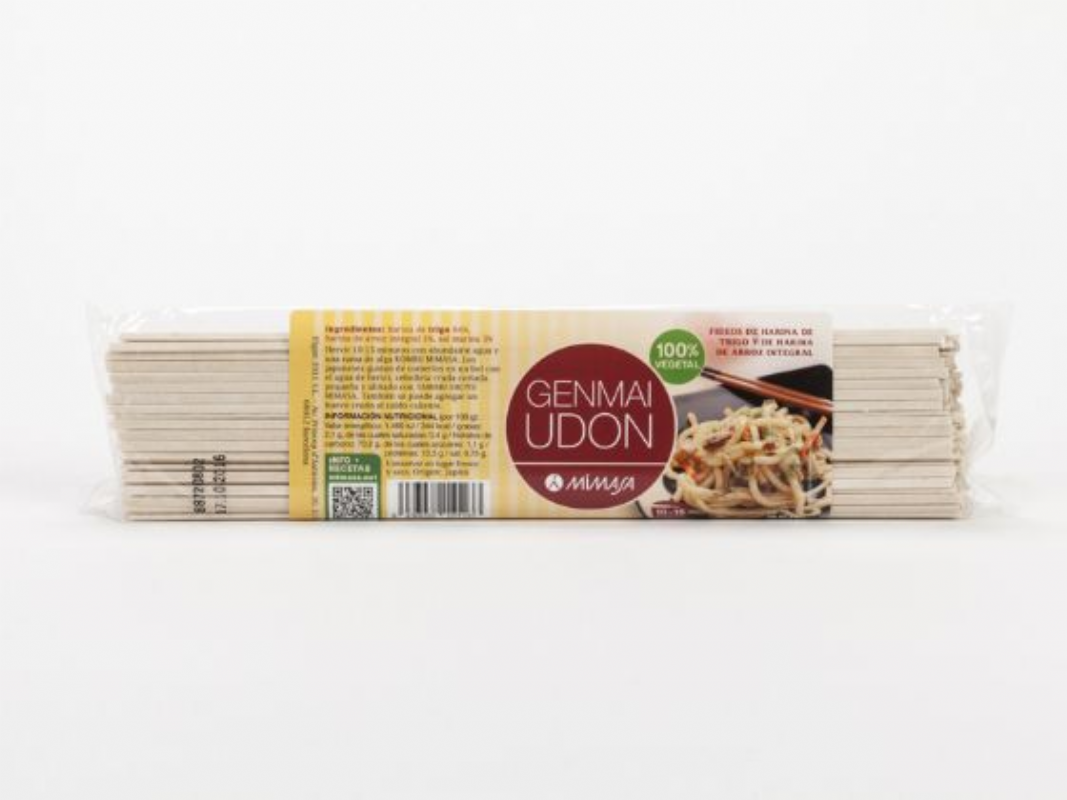 genmai udon (spaghetti trigo arroz)