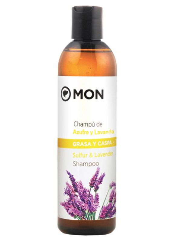 champú de azufre y lavanda eco anticaspa y pelo graso
