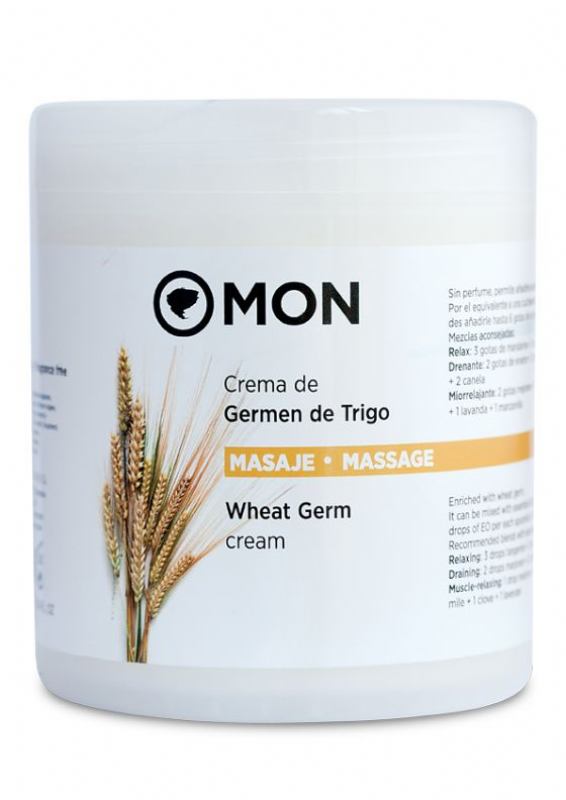 crema masaje corporal de germen de trigo