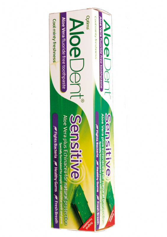 dentífrico con aloe vera sensitive
