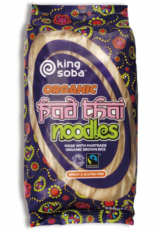 fideos pad thai de arroz integral sin gluten bio