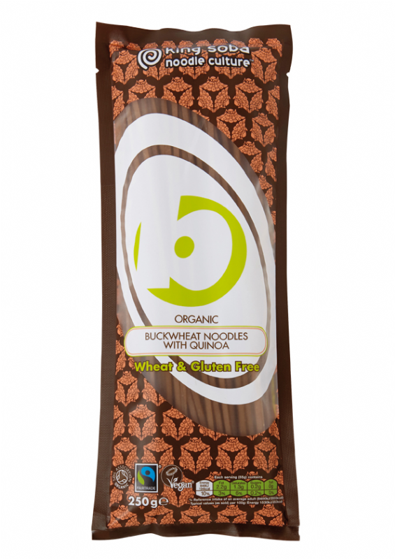 pasta de trigo sarraceno y quinoa sin gluten bio