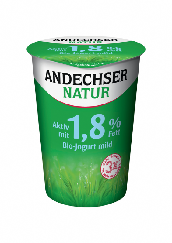 yogur cremoso semidesnatado 1,8 materia grasa bio