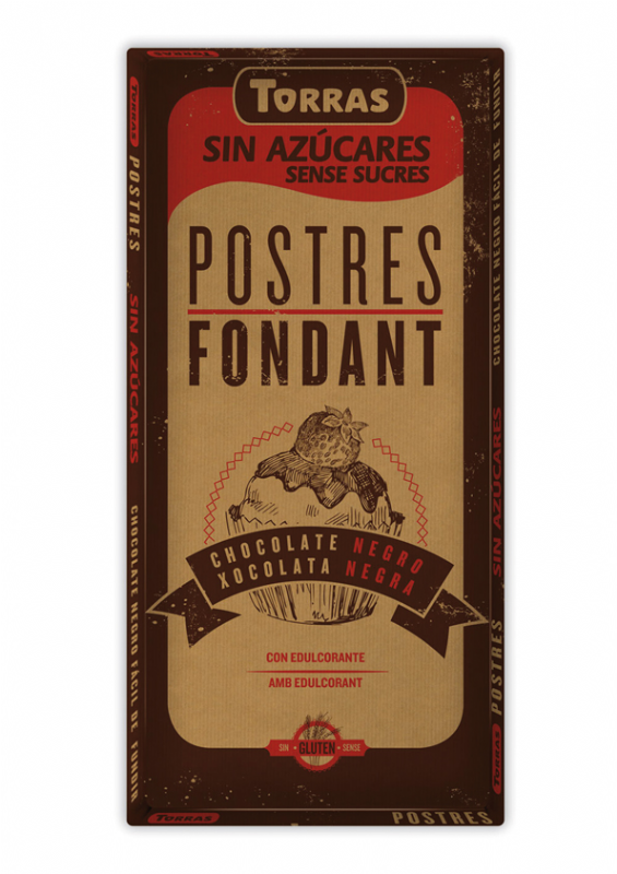 chocolate para fundir sin azúcar