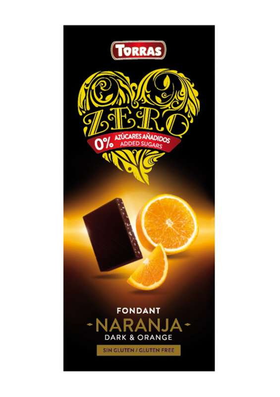 chocolate negro con naranja zero