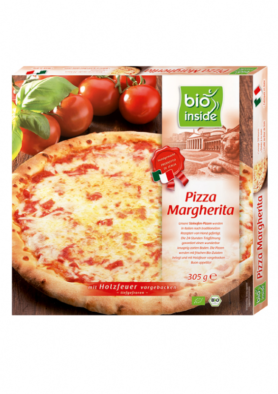 pizza margarita bio
