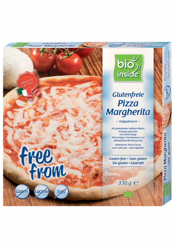 pizza margarita sin gluten bio