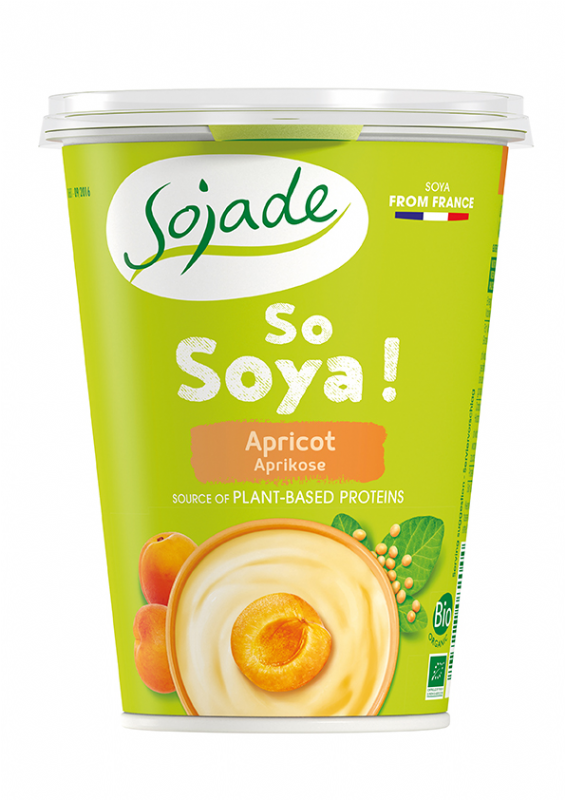 yogur de soja con albaricoque bio