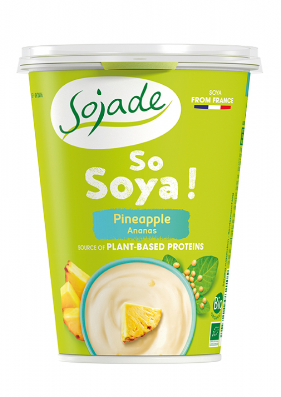 yogur de soja con piña bio