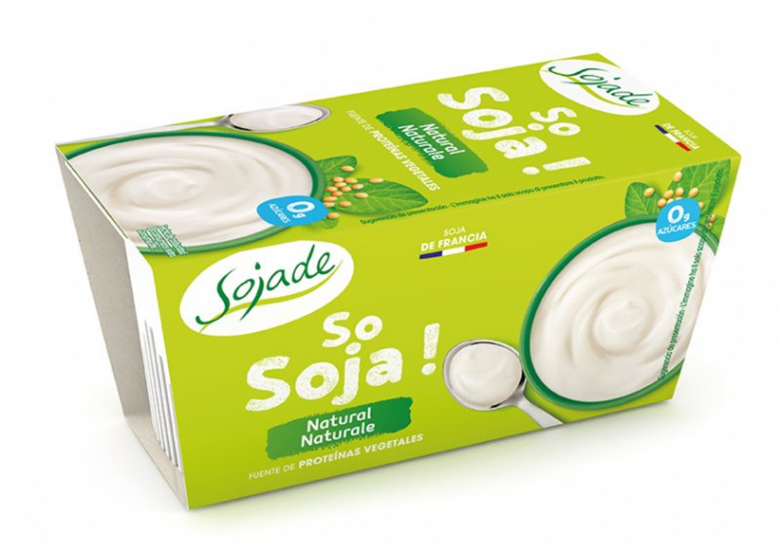 yogur de soja natural bio, 2 x