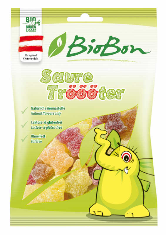caramelos de goma sabor frutas ácidas bio