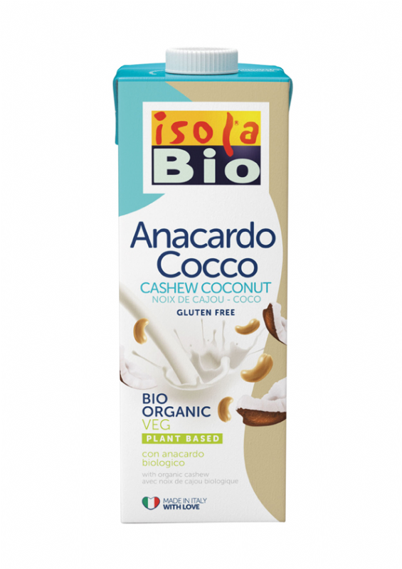 bebida de coco y anacardo bio