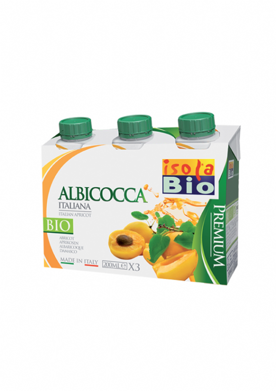 zumo de albaricoque bio, pack 3x