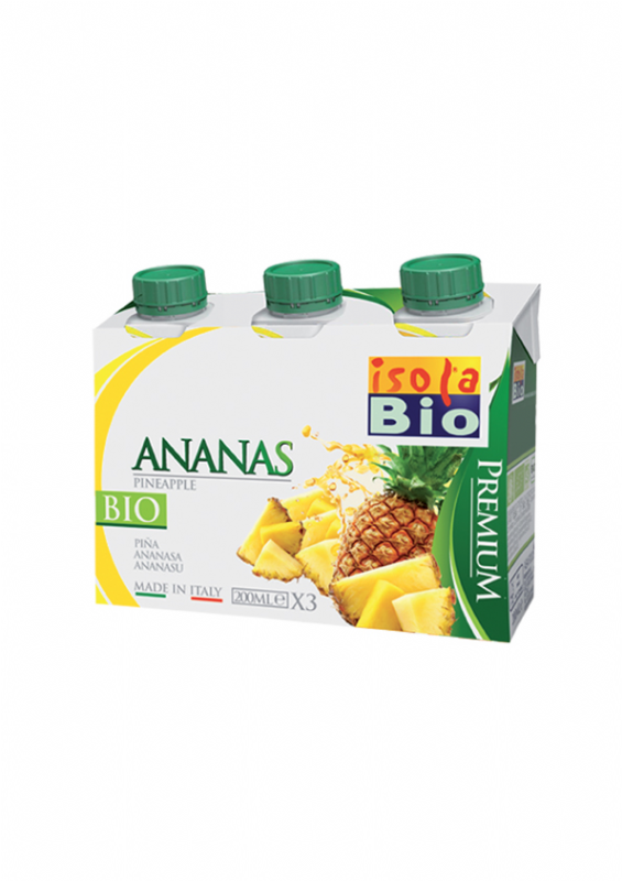 zumo de piña bio, pack 3x