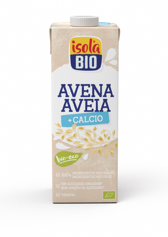 bebida de avena con calcio bio