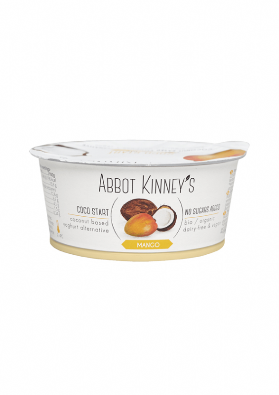 yogur de coco con mango bio