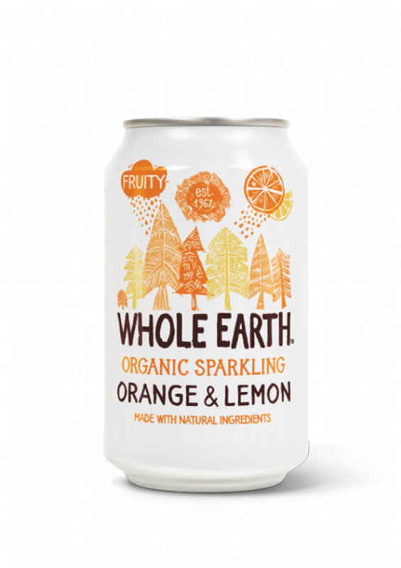 refresco de naranja y limón bio