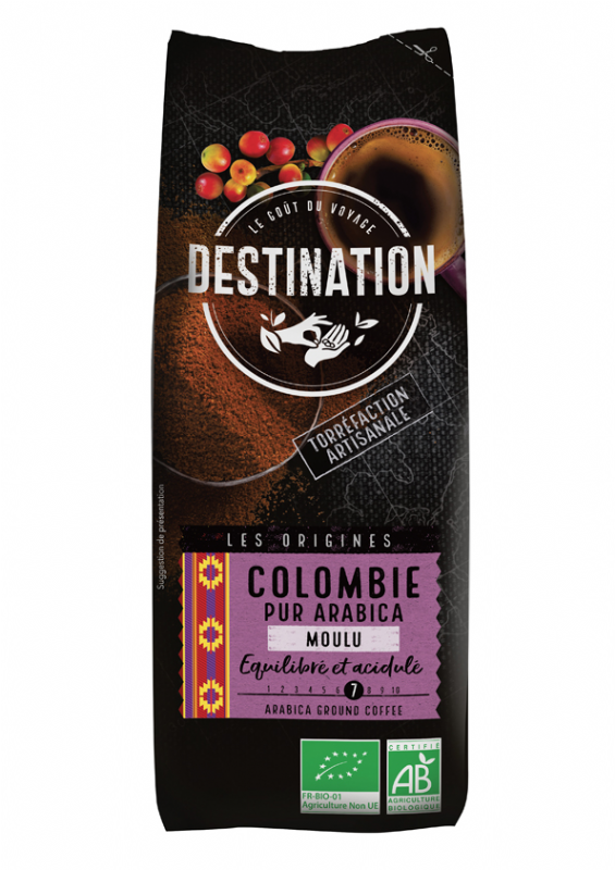 café molido colombia 100 arábica bio
