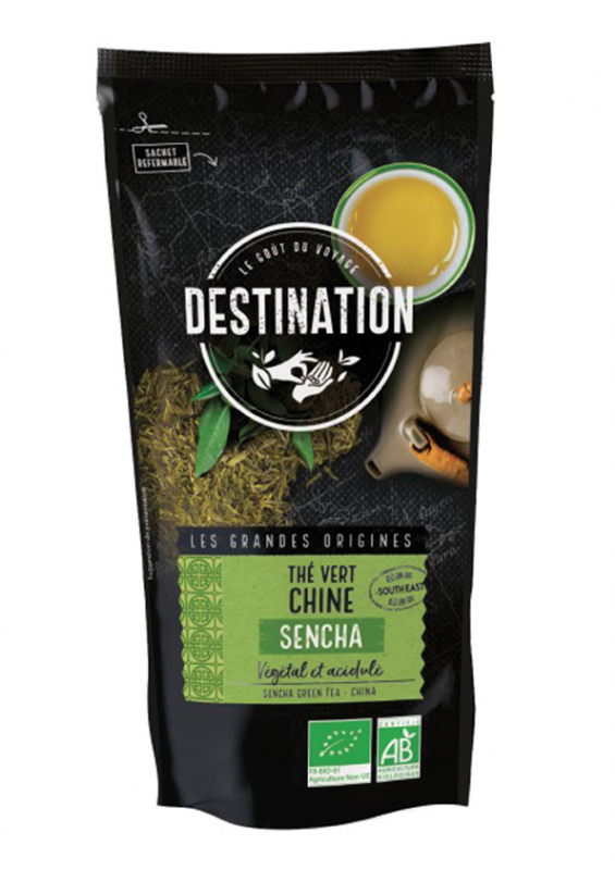 té verde sencha chino bio