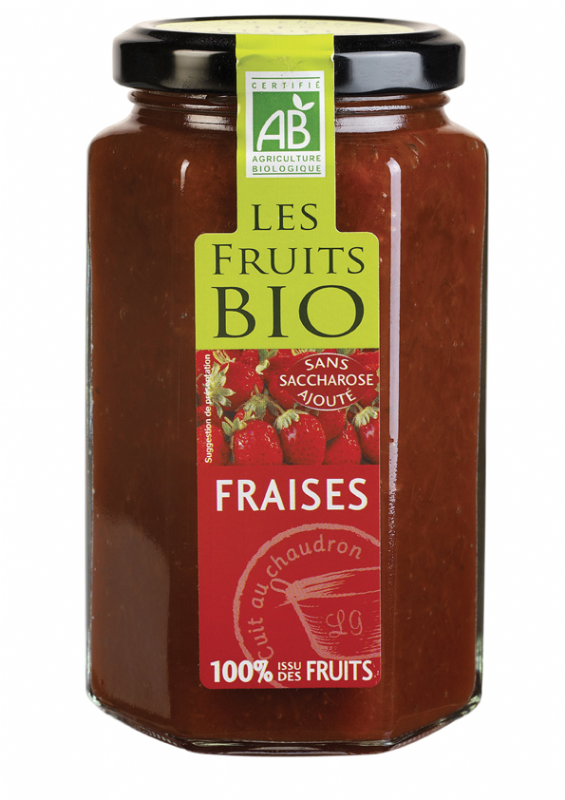 mermelada de fresa bio