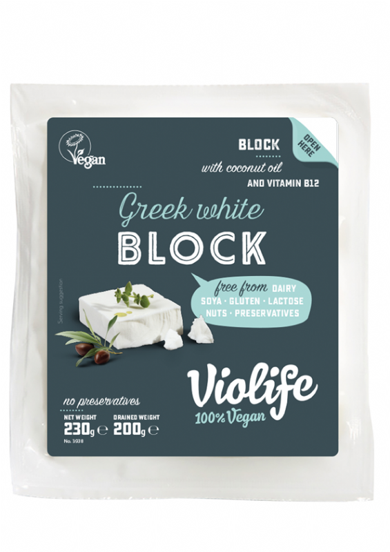 bloque vegano estilo griego