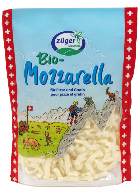 mozzarella rallada bio