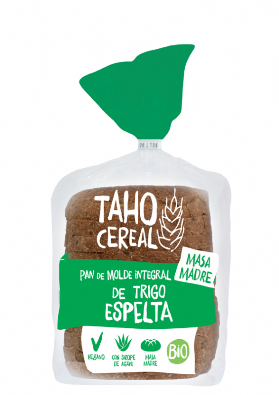 pan de molde con trigo espelta con masa madre bio