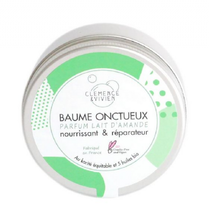 bálsamo nutritivo de manteca de karité - aroma leche de almendras - tamaño viaje