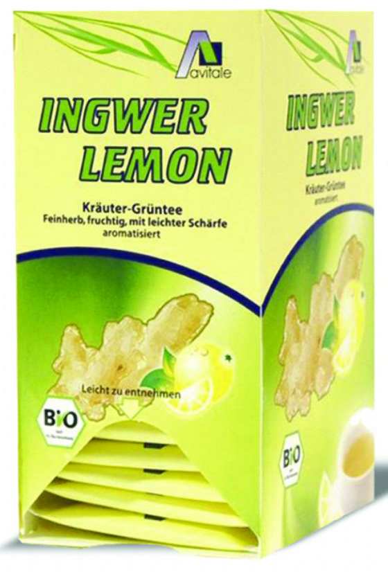 jengibre limon con te verde  20 filtros