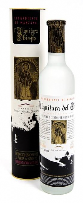 aguardiente de manzana l'alquitara del obispo