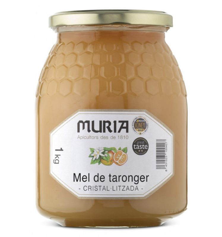 miel de azahar cruda 1kg muria