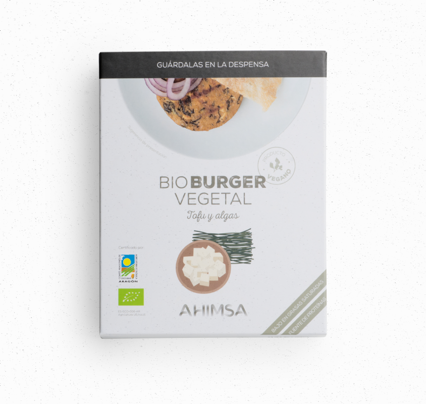 burger vegetal tofu algas bio ahimsa ld