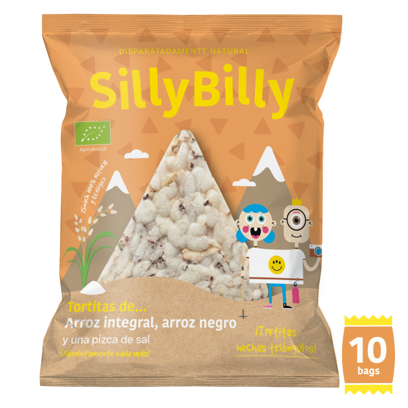 chips bio de tortitas arroz integral y arroz negro (10x30g)