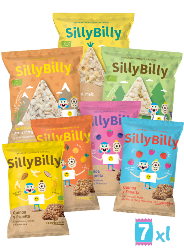 pack desgutación snacks sillybilly