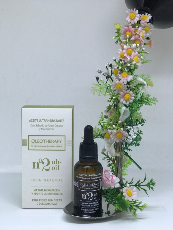 aceite ultrahidratante con salvado de arroz, onagra y macadamia.#2