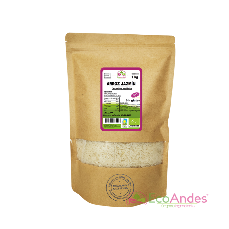 arroz jazmín blanco - bio - ecoandes