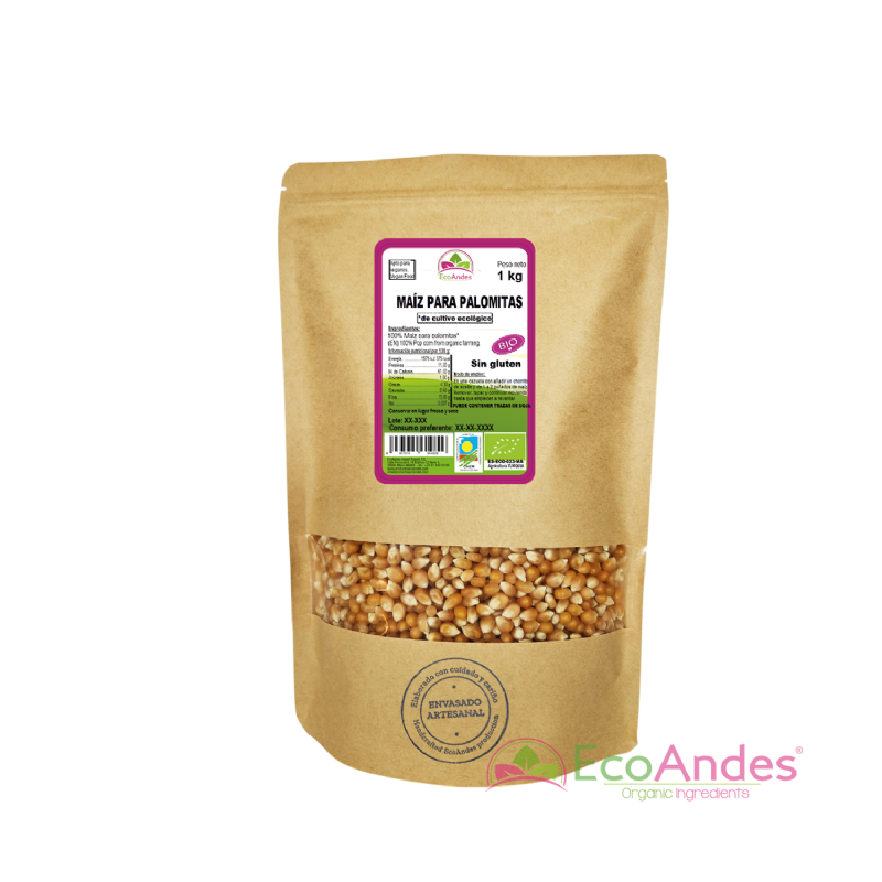 maíz para palomitas - bio - ecoandes