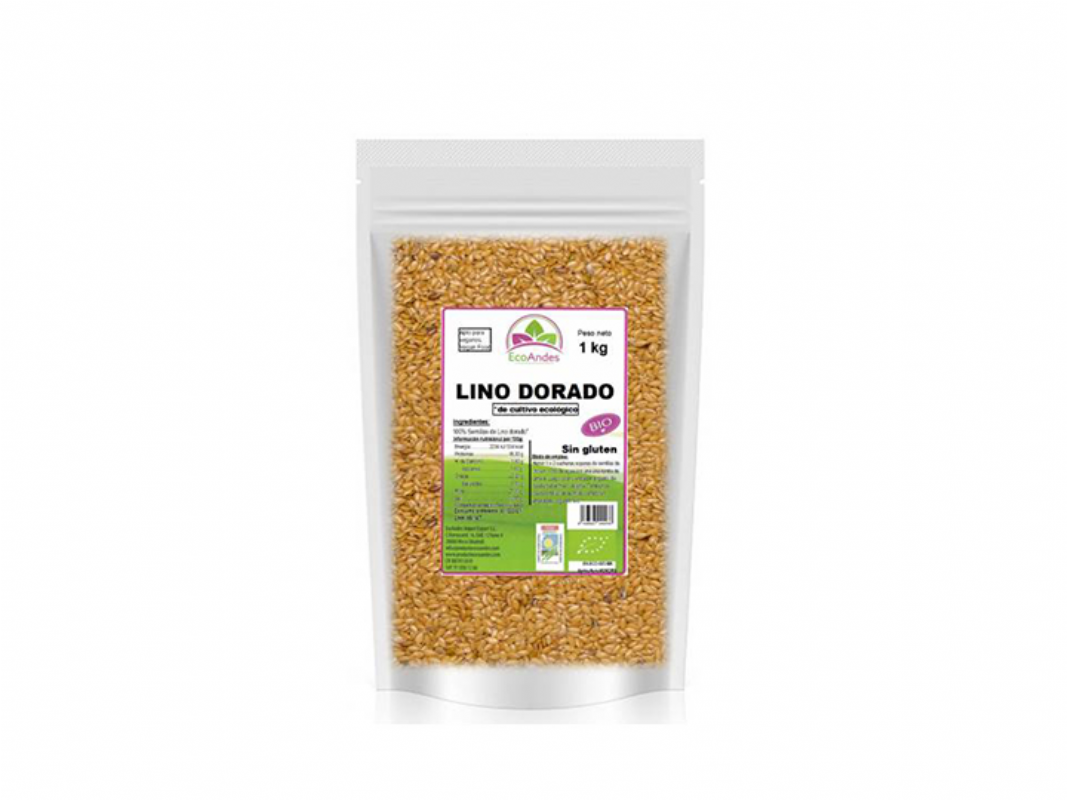 semillas de lino dorado - bio - ecoandes