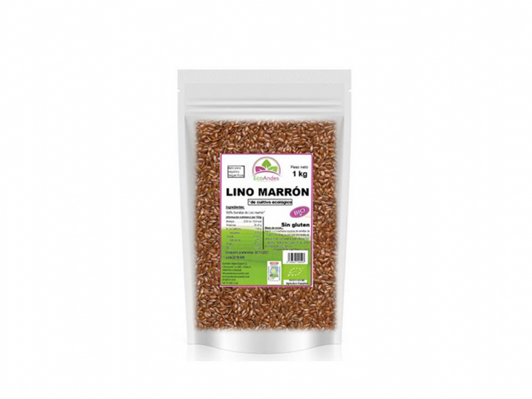 semillas de lino marrón - bio - ecoandes