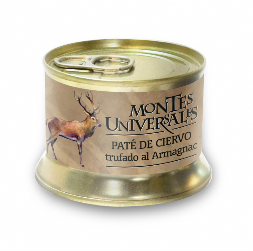 paté de ciervo trufado al armagnac montes universales (135g)
