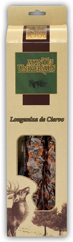 longaniza de ciervo estuchada montes universales (250g)