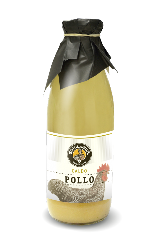 caldo de pollo botularium (1 litro) (pack de 6 unidades)