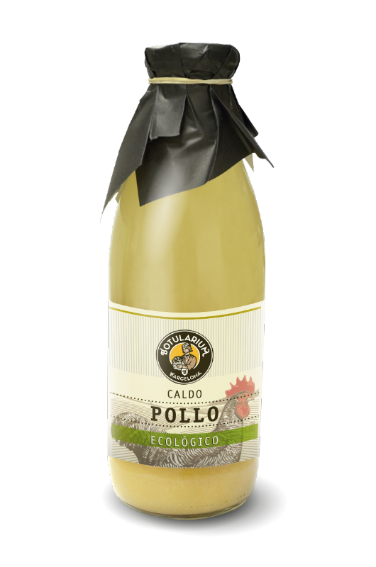caldo de pollo ecológico botularium (1 litro) (pack de 6 unidades)
