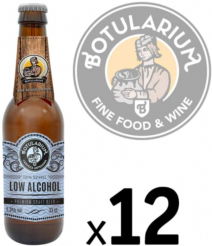 cerveza artesana botularium low alcohol (12x33cl)