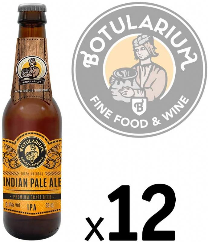 cerveza artesana botularium india pale ale (ipa) (12x33cl)