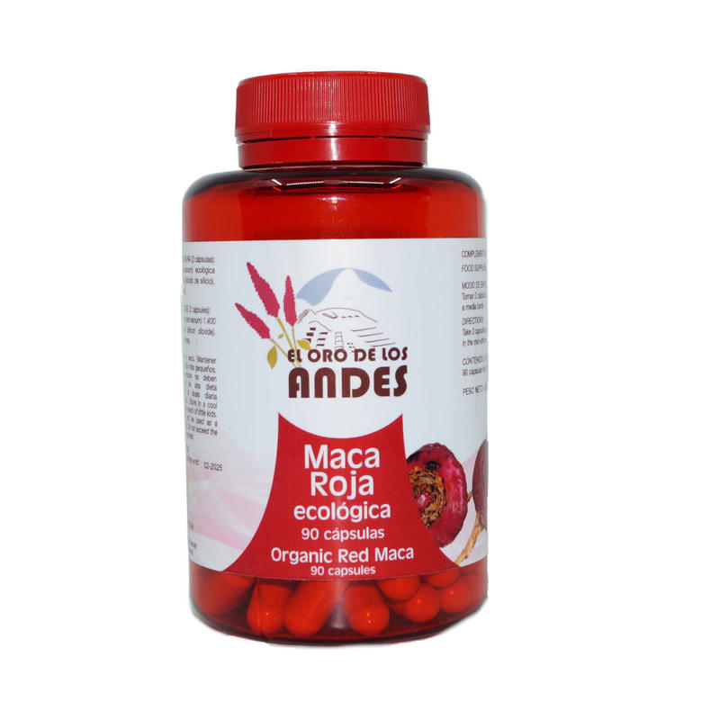 maca roja 90 cápsulas