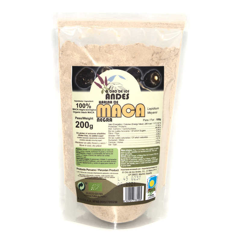 harina de maca negra 200gr