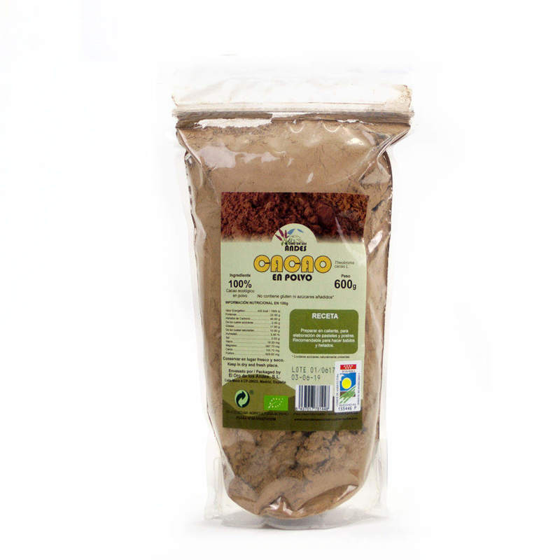 cacao criollo en polvo 600 gramos