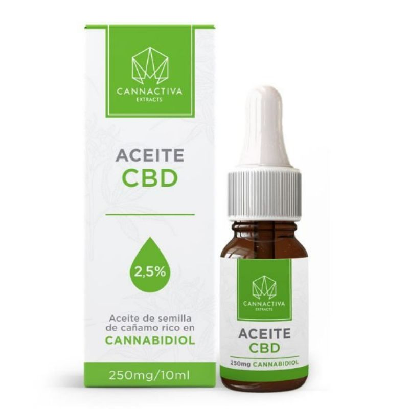 aceite 2,5% cbd semillas de cañamo ecologico 10ml