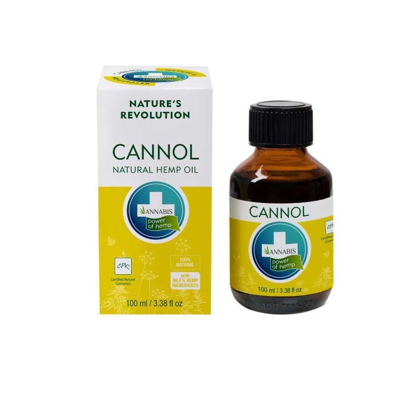 aceite de baño y masaje de cañamo cannol 100% natural 30ml